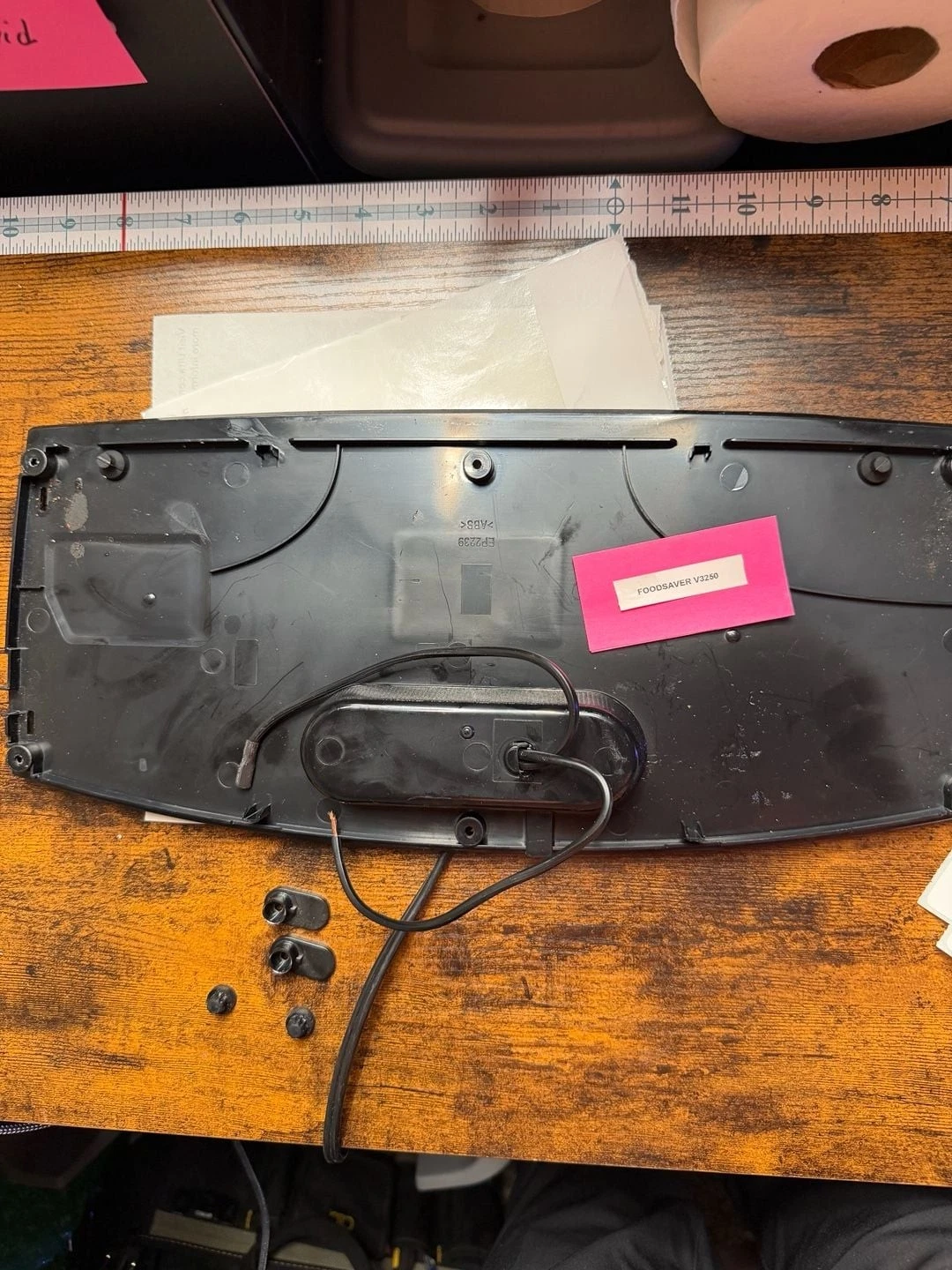 FoodSaver V3250 Vacuum Sealer Replacement Base Plate with Power Cord and Screws
