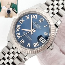 2023 Rolex Datejust 31mm Blue Roman Steel Jubilee Watch 278274 Box/Papers/Tag