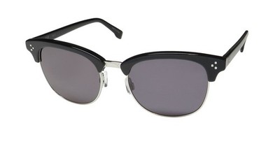 NEW GAP SGP003 SUNGLASSES BLACK BLACK FULL-RIM 51-18-145 UNISEX BROWLINE METAL &