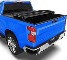 5.8FT Soft Tri-fold Truck Bed Tonneau Cover for 2007-2025 Chevy Silverado 15....