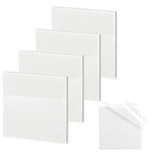 Transparent Sticky Notes - 3x3 inch Clear Sticky Notes Waterproof Self-Adhesi...