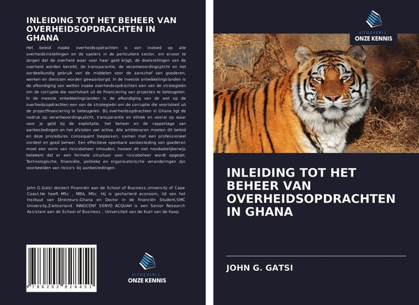 John G. Gatsi | Inleiding TOT HET Beheer VAN Overheidsopdrachten IN Ghana | Buch-image
