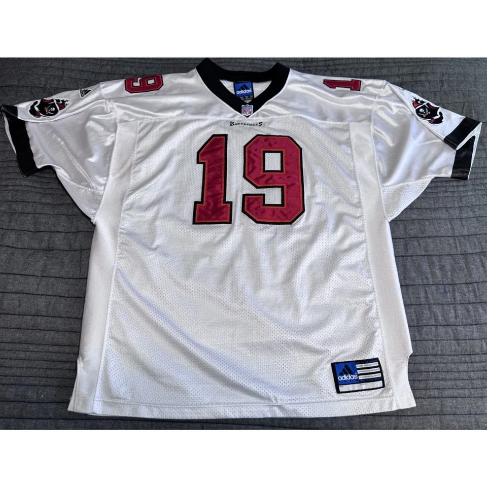 Camiseta Adidas Keyshawn Johnson 2000 NFL Tampa Bay Bucaneers auténtica 54 XXL Y2K Foto 2 de 4