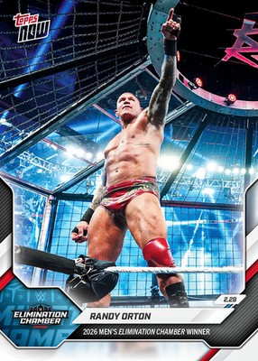 Randy Orton Elimination Chamber Winner - 2026 WWE Topps NOW - Card 25