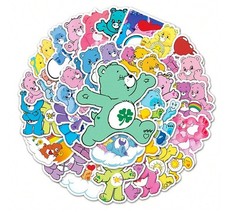50x GL&Uuml;CKSB&Auml;RCHIS Sticker Aufkleber Care Bears Stickers Cartoon Comic Love Bears