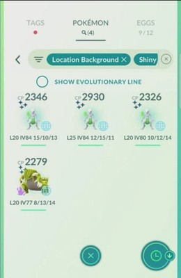 Pokemon GO 4x Shiny Denmark-Copenhagen Background GO FEST Zygarde IV100 PTC