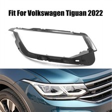 For 2022 Volkswagen Tiguan Headlight Headlamp Clear Lens Right Cover