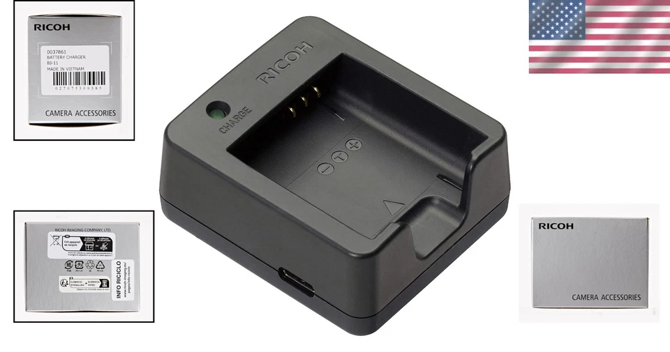 Cargador de batería de carga rápida BJ-11 para DB-110 - Accesorio esencial para cámara Foto 2 de 4