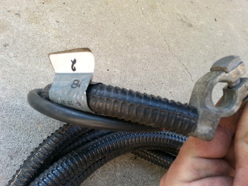 Mercedes S320 S420 S500 1995-99 cable positivo de batería a conector de cable - Imagen 5 de 8