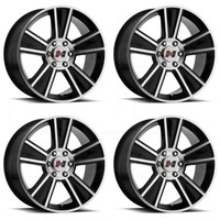 20x8.5 Vision Ht326 Shaker 5x115 18 Black Machined Wheels Set(4) on sale 20x8.5 Vision Ht326 Shaker 5x115 18 Black Machined Wheels Set(4) on sale