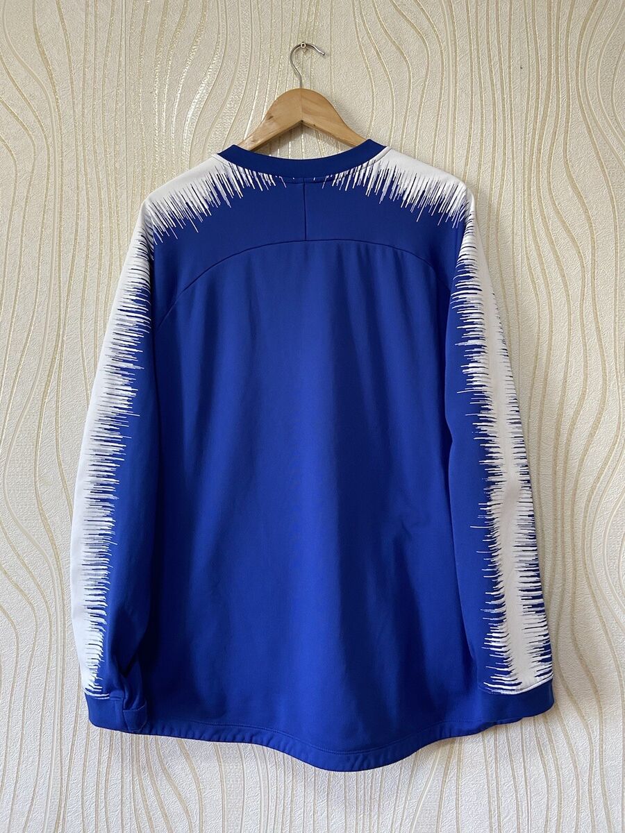CHELSEA 2018 2019 FOOTBALL SOCCER ANTHEM TRACK TOP JACKET CHELSEA 2018 2019 FOOTBALL SOCCER ANTHEM TRACK TOP JACKET