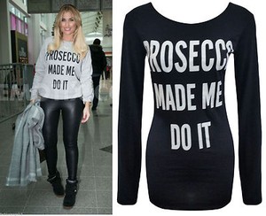prosecco made me do it t shirt