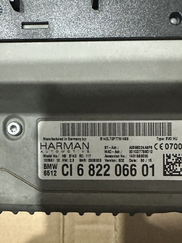 BMW F 1 2 3 4 5 6 X Serie 2015 NBT EVO ID4 2.3 Navigation Navi Einheit Headunit - Bild 6 von 10