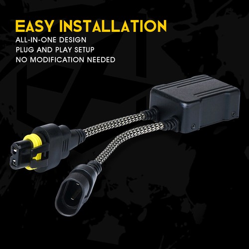 9005/9006 LED Headlight Canbus Error Anti Flicker Resistor Canceller Decoder G1 - Bild 6 von 8