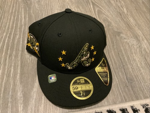 New Era Atlanta Braves 2024 Armed Forces Day Hat 59FIFTY Low Profile 7 1/2