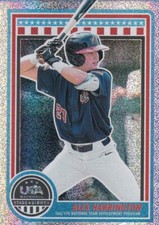 2025 Stars & Stripes USA H2 Silver Glitter Alex Harrington #150 PWE