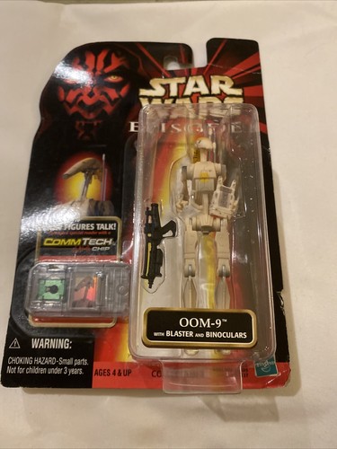 Star Wars Episode 1 OOM-9 Droid Commtech Chip Hasbro Actionfigur NEU 1998 - Bild 7 von 7