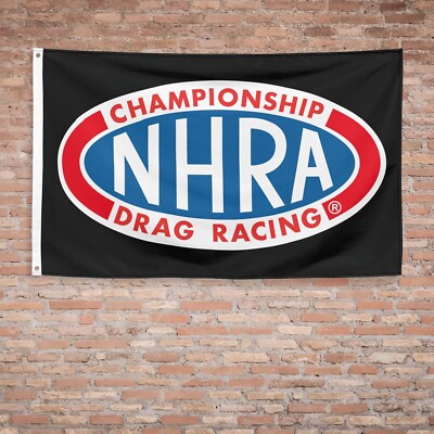 For NHRA Drag Racing Fans 3x5 ft Flag Banner
