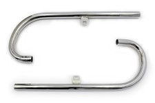 KRÜMMER, Chrom, für K750 M72 CJ (Gespann Auspuff Seitenventiler SV Dnepr)