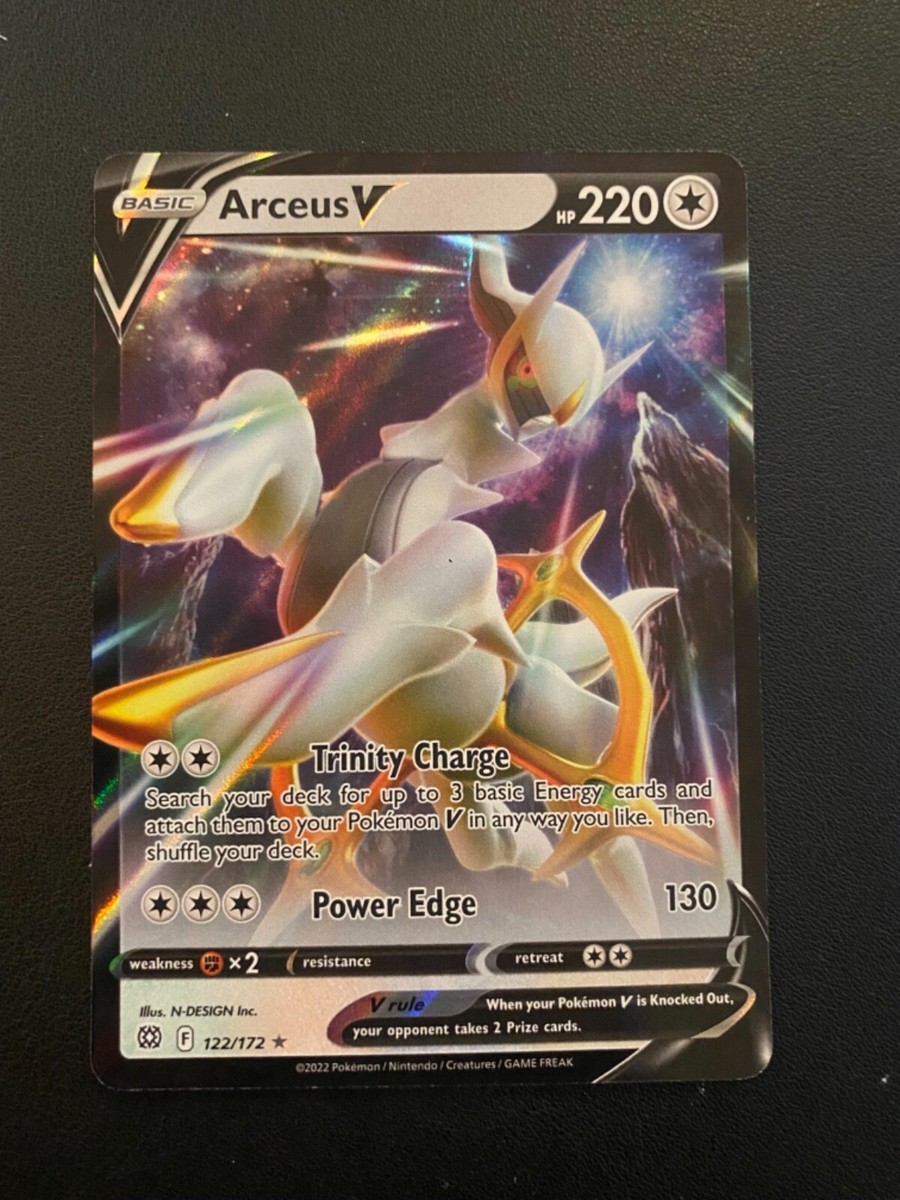 POKEMON TCG ARCEUS V 122/172 BRILLIANT STAR ULTRA RARE!! | eBay