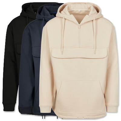 Herren Kapuzen Pullover Sweat Pull Over Hoody Build Your Brand NEU S - 5XL