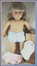 Doll Clothes Made 2 Fit Girl 18" Inch 3 Pairs Panties Blue Pink White