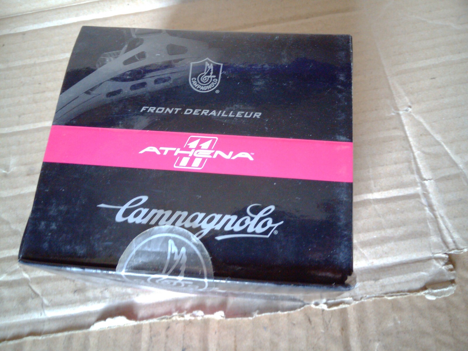 NOS CAMPAGNOLO ATHENA 11 SPEED TRIPLE FRONT DERAILLEUR, BRAZE-ON FIT