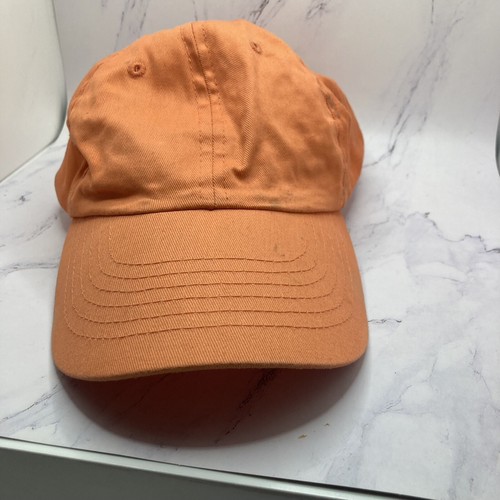 Berretto baseball tinta unita arancione cappello bianco palla uomo donna cotone regolabile - Foto 2 di 8