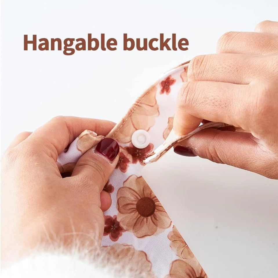 HappyFlute 9 juegos de pañales de bolsillo de tela para bebé recién nacido talla única ajustable reutilizables Foto 4 de 4