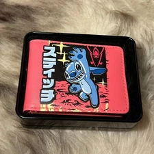 NIB Buckle-Down Men's Bi-fold Wallet -  Awesome Disney Stitch Design