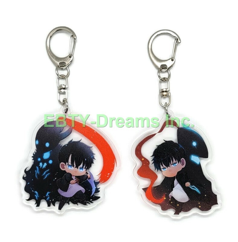 Set of 2 Solo Leveling Acrylic Keychain Sung Jin Woo v1 | eBay