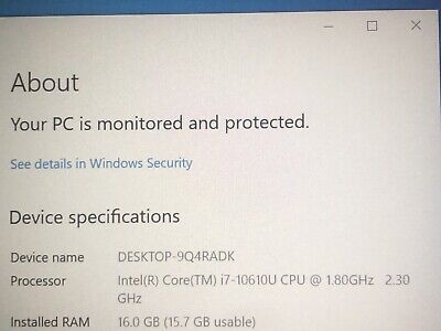 Lenovo ThinkPad T14s Gen 1 Laptop Intel I7-10610u 16GB RAM Lenovo ThinkPad T14s Gen 1 Laptop Intel I7-10610u 16GB RAM