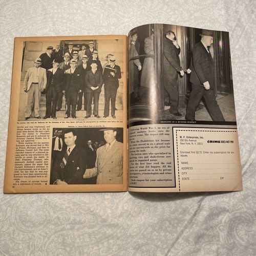 1968 July “CRIME DOES NOT PAY” Magazine Bonnie & Clyde / Al Capone Volume 1 #12 - Picture 8 of 8