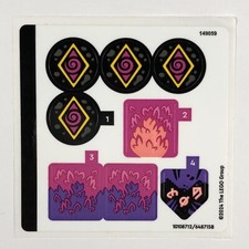 LEGO STICKER SHEET 71483 The Never Witch's Nightmare Creatures Decals DREAMZzz