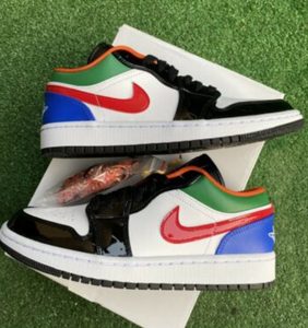 Women's Air Jordan 1 Low Multi-Color Black Toe Size 10W [CZ4776-101]  194276388457 | eBay