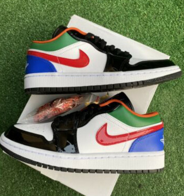 Women's Air Jordan 1 Low Multi-Color Black Toe Size 10W [CZ4776-101]  194276388457 | eBay