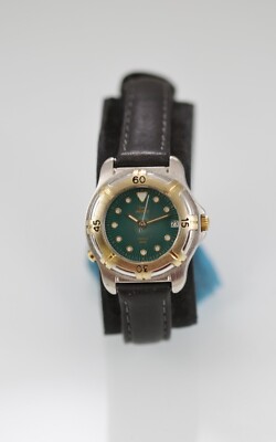 Timex Damen Uhr Edelstahl Gold Silber Grün Quarz Analog Indiglo Leder Schwarz