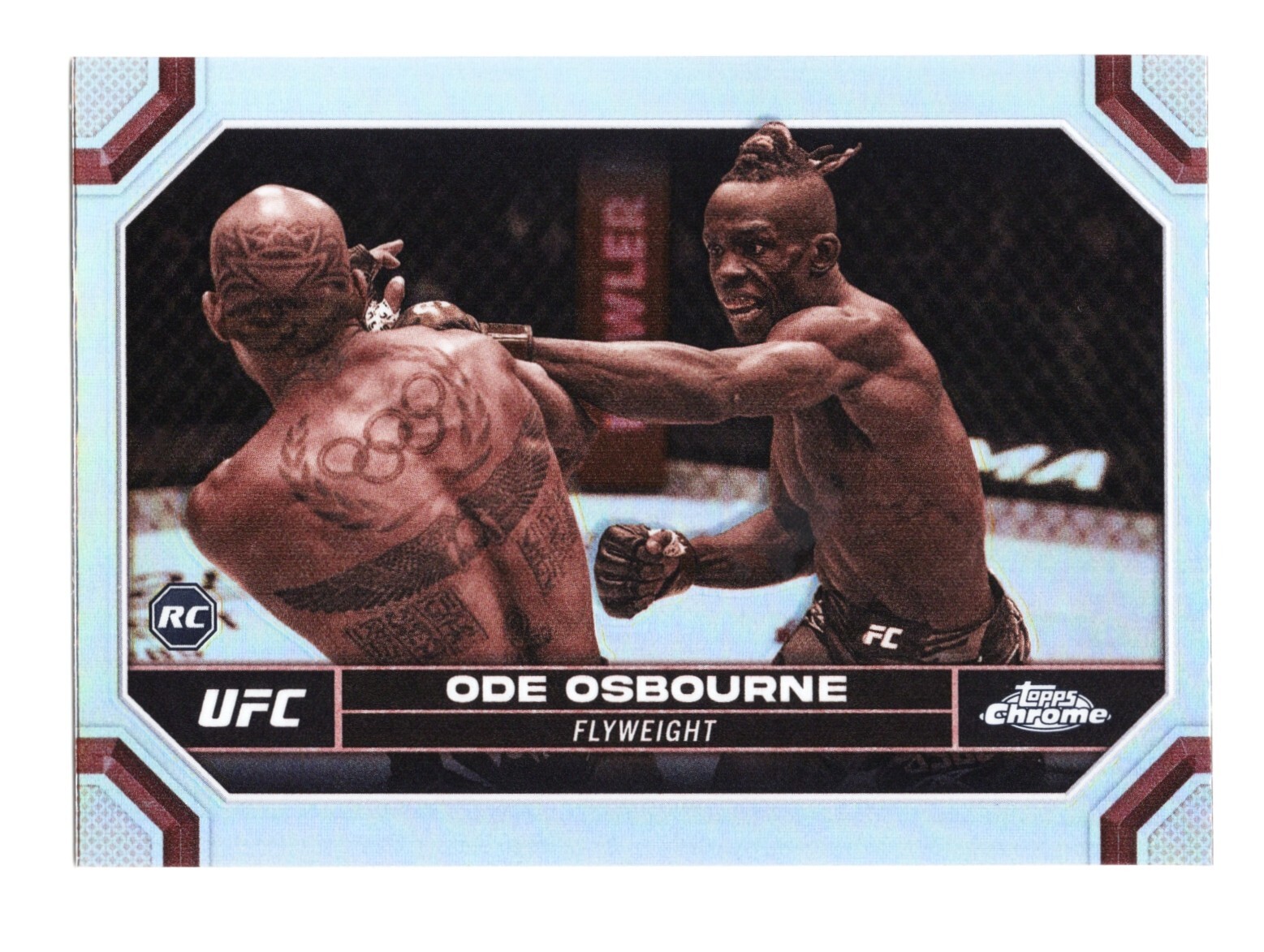 2024 Topps Chrome UFC - #133 Ode Osbourne - Sepia
