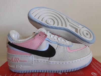 Nike Air Force 1 Af1 Shadow Hoops Summit White-Pink Womens Sz 8 [DX3358-100]