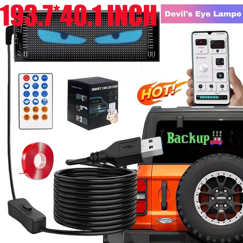 Truck-Specific Devil's Eye-LED-Screen Car Eye Light Truck Dynamic LED Light