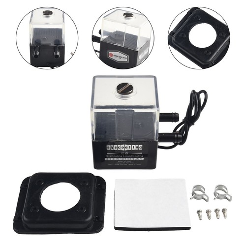 Eau Neuf Connecteur Refroidissement Set CPU Pro Tank Système Pompe Liquid 12v - Photo 8/24