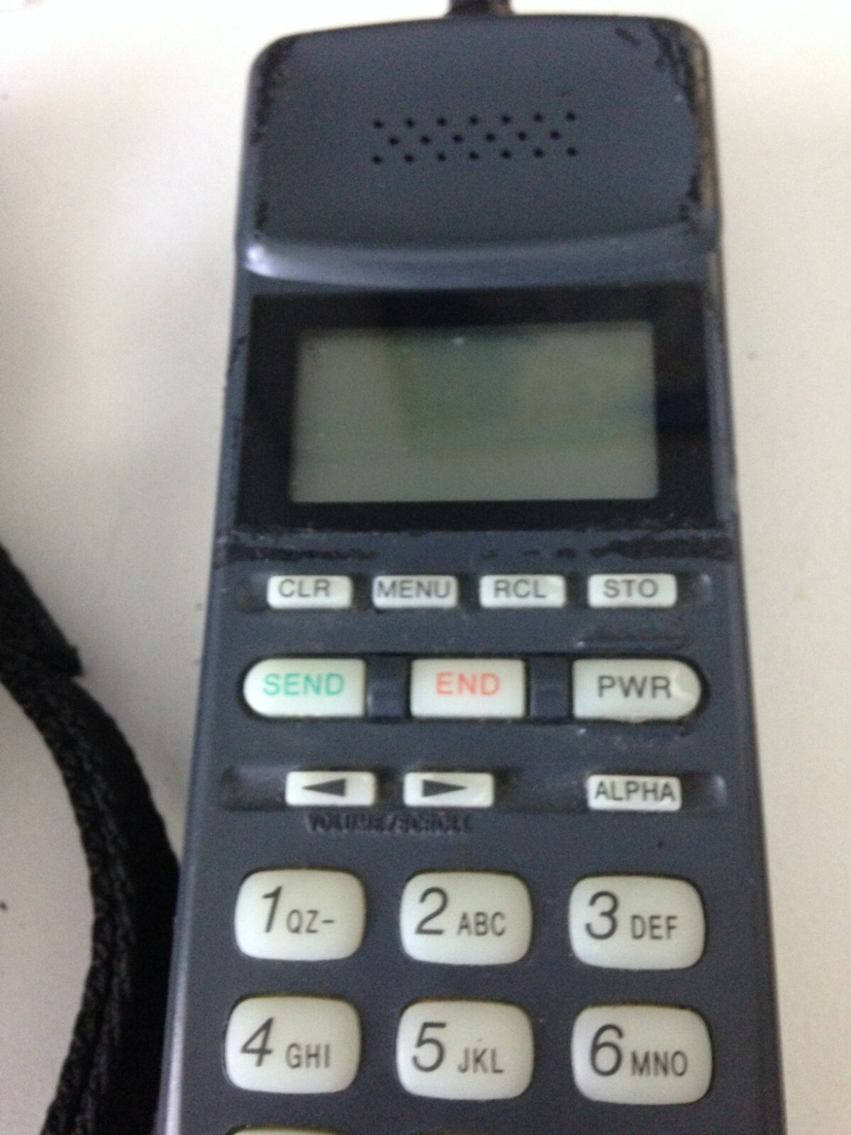 Vintage Tandy Cell Phone Model 171060B CT350 with Leather case Nice