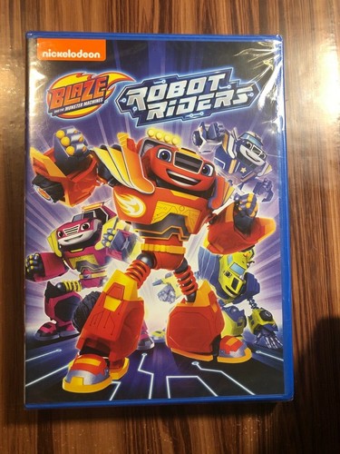 Blaze And The Monster Machines Robot Riders DVD Nickelodeon Nick Jr. Kids NEW - Foto 2 di 9