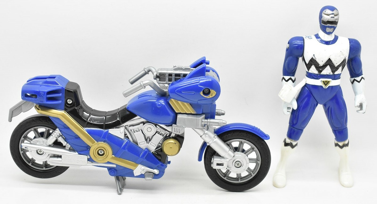 ASTRO ロボンケース Power Rangers Lost Galaxy Blue Astro Cycle With Ranger Loose