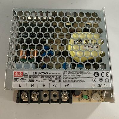 For MeanWell LRS-75-5 New Switching Power Supply #E7