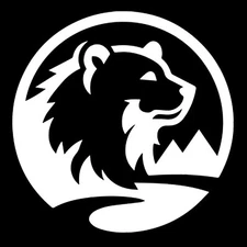 Mountain Bear Graphic Vinyl Decal Car Window Tumbler Laptop Tablet Notebook