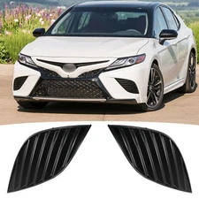 For 2018-2020 Toyota Camry SE XSE Front Bumper Fog Light Cover Bezel Left+Right