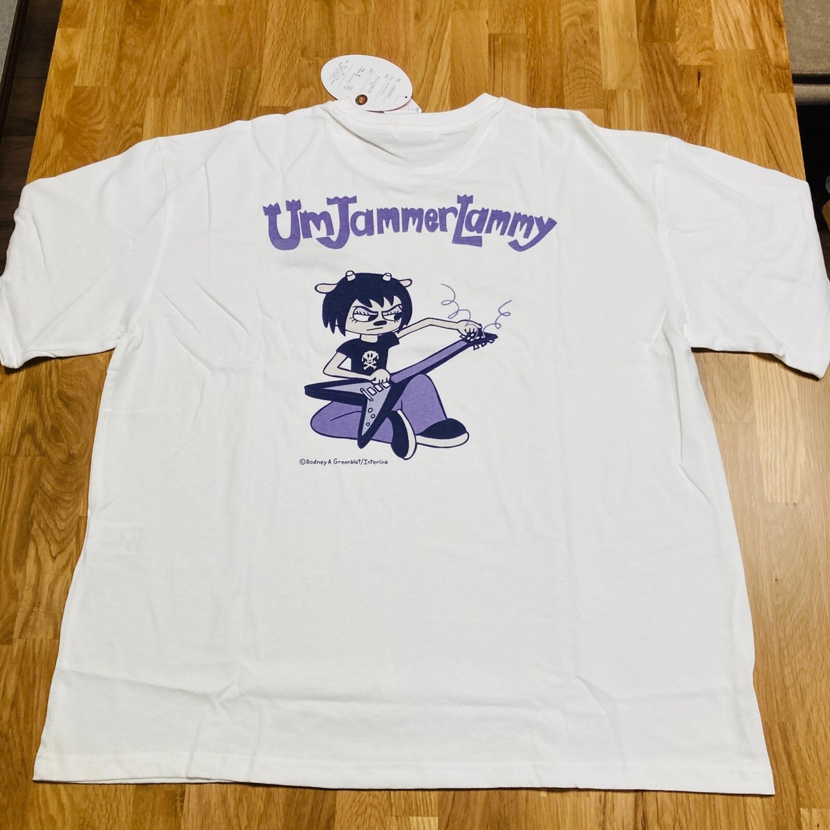 Um Jammer Lammy Rammy Japanese 3L size White T-Shirt 2024 Rodney