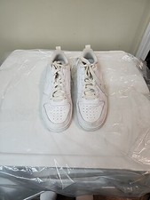 Nike COURT BOROUGH LOW 2 GS Big Kids White/White BQ5448-100 Size 6Y Basketball