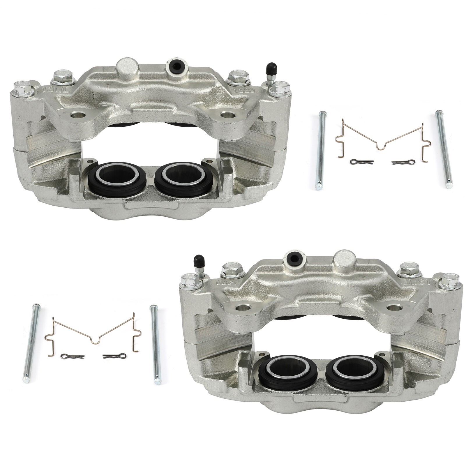 Front Brake Calipers Pair Set Fits 01-2007 Toyota Sequoia 00-2006 Toyota Tundra